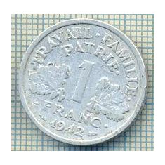 11424 MONEDA - FRANTA -GUVERN VICHY- 1 FRANC - ANUL 1942 -STAREA CARE SE VEDE