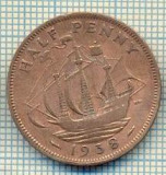 11468 MONEDA - MAREA BRITANIE - HALF PENNY - ANUL 1938 -STAREA CARE SE VEDE, Europa