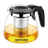 Ceainic sticla cu infuzor Ertone, 900 ml