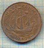 Moneda Marea Britanie Half Penny 1942, Stare Buna, Numismatica