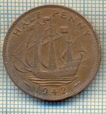 11482 MONEDA - MAREA BRITANIE - HALF PENNY - ANUL 1942 -STAREA CARE SE VEDE