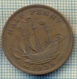 11481 MONEDA - MAREA BRITANIE - HALF PENNY - ANUL 1938 -STAREA CARE SE VEDE, Europa