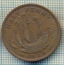11481 MONEDA - MAREA BRITANIE - HALF PENNY - ANUL 1938 -STAREA CARE SE VEDE