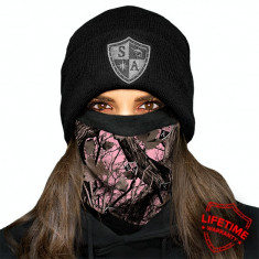 Thermal Fleece FaceShield - Pink Forest Camo , captusite cu lana,SA Co. original foto