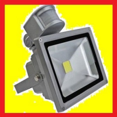 Proiector led, 20 W, cu senzor, ultra bright, 6500k, ip 65 foto