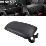 Capac Cotiera Auto Audi A3 8P (2003-2012) Negru/Gri/Bej - Piele Artificiala, ABS - Inlocuire Cotiera Uzata