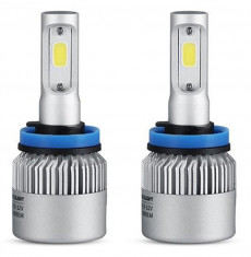 Set 2 leduri H8 COB Canbus pentru far auto putere 72W, luminozitate 8000 Lm, 12V - 24V foto