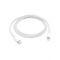 Cablu de date si incarcare original Apple, cu mufa Type-C, 1m, White (bulk) foto