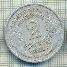 11434 MONEDA - FRANTA - 2 FRANCS - ANUL 1945 B -STAREA CARE SE VEDE