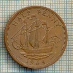 11472 MONEDA - MAREA BRITANIE - HALF PENNY - ANUL 1964 -STAREA CARE SE VEDE