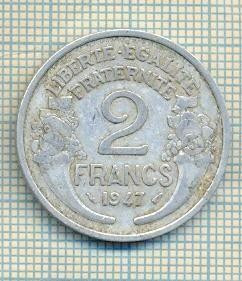 11441 MONEDA - FRANTA - 2 FRANCS - ANUL 1947 -STAREA CARE SE VEDE foto