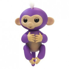 Jucarie interactiva copii, Mia,maimuta inteligenta mov,Happy monkey foto