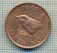 11496 MONEDA - MAREA BRITANIE - FARTHING - ANUL 1947 -STAREA CARE SE VEDE