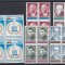 ROMANIA 1986 LP 1169 ANIVERSARI BLOCURI DE 4 TIMBRE MNH