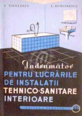 Indrumator pentru lucrarile de instalatii tehnico-sanitare interioare foto