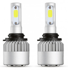 Set 2 leduri HB4 / 9006 COB Canbus pentru far auto putere 72W, luminozitate 8000 Lm, 12V - 24V foto