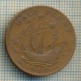 11479 MONEDA - MAREA BRITANIE - HALF PENNY - ANUL 1949 -STAREA CARE SE VEDE