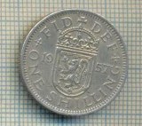 11492 MONEDA - MAREA BRITANIE - ONE SHILLING - ANUL 1957 -STAREA CARE SE VEDE