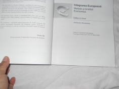 Jaques Pelkmans-Integrare europeana. Metode si analiza economica,2003, Ed. II a foto