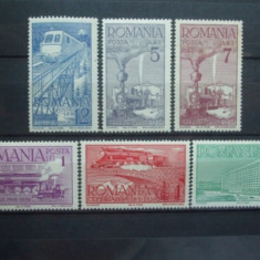 ROMANIA 1939 – CEFERIADA, serie MNH, DF1