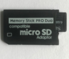 Adaptor Micro SD la Memory Stick Pro Duo foto