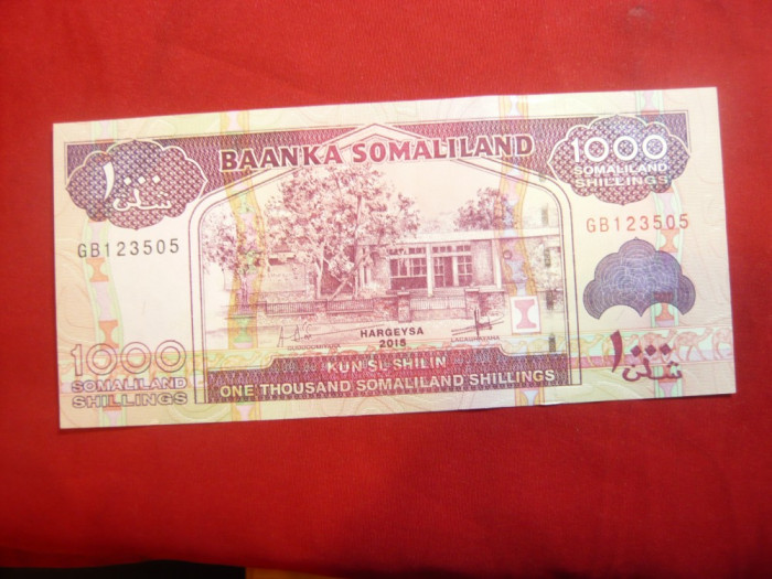 Bancnota 1000 Shillingi somalezi 2015 Somalia , cal. Necirculat