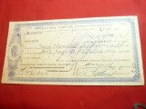 Bilet la Ordin Banca Barclays -Dominion Colonial and Overseas 1945, timbru Pales