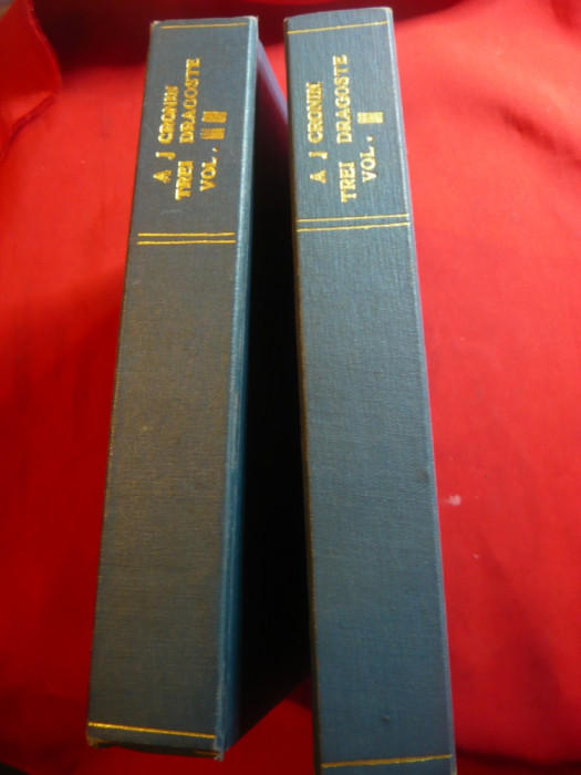 A.J.Cronin - Trei Dragoste -vol.1 si 2 Ed. Contemporana 1942 ,trad.Jul Giurgea