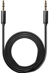 Cablu audio universal Avantree ADAD-TR305-BLK, Jack 3.5mm, Tata-Tata, 1 m (Negru) foto