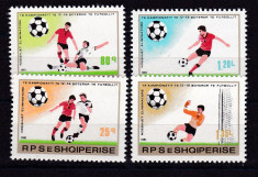 Albania 1981 sport fotbal MI 2080-83 MNH w53 foto