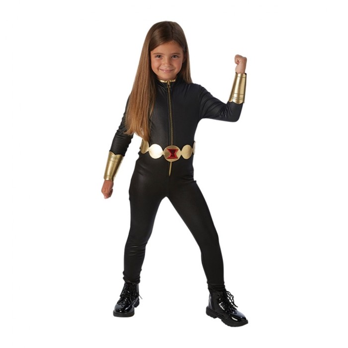 Costum Black Widow fetite 3-4 ani - Carnaval24 Costum Black Widow fetite 3-4 ani - Carnaval24