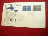 Plic FDC Europa CEPT 1960 Finlanda