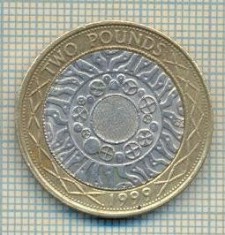 11505 MONEDA - MAREA BRITANIE - 2 POUNDS - ANUL 1999 -STAREA CARE SE VEDE