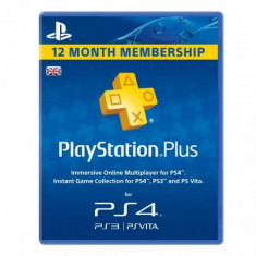 Playstation Plus - 1 Year Subscription Card (For PS3, PS4 &amp;amp; PSVita) /PS4 foto