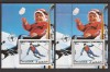 FUJEIRA 1972 SPORT J.O. de IARNA ( colita dt. + colita ndt.) MNH, Nestampilat