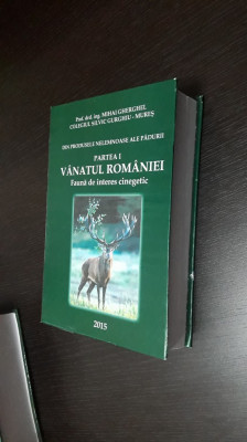 VANATUL ROMANIEI - FAUNA DE INTERES CINEGETIC , CARTEA ESTE NOUA . foto