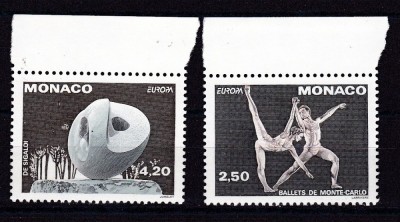 Monaco 1993 Europa arta MI 2120-21 MNH w53 foto