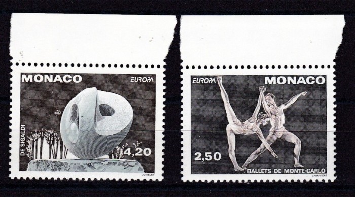 Monaco 1993 Europa arta MI 2120-21 MNH w53