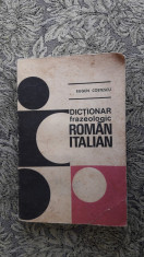 Dictionar Frazeologic Roman Italian - EUGEN COSTESCU foto