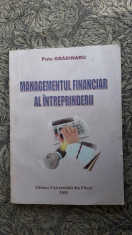 MANAGEMENTUL FINANCIAR AL INTREPRINDERII - GRADINARU foto