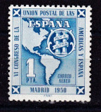 Spania 1951 posta MI 988 MNH w53, Nestampilat