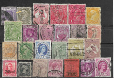 Lot timbre colonii Britanice foto