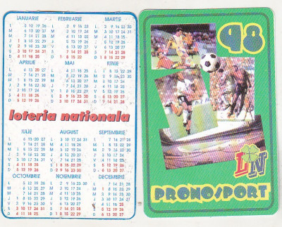 bnk cld Calendar de buzunar 1998 - Loteria Nationala foto