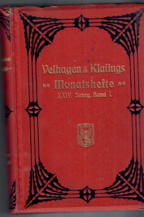 Velhagen &amp; Klasings Monatshefte1909/1910