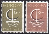 Europa-cept 1966 - Grecia 2v.neuzat,perfecta stare(z), Nestampilat