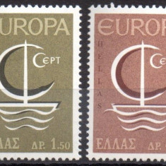 Europa-cept 1966 - Grecia 2v.neuzat,perfecta stare(z)