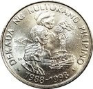 Filipine 1 Piso 1989 - (Philippine Culture Decade) Cupru-nichel, KM-251 UNC !!!