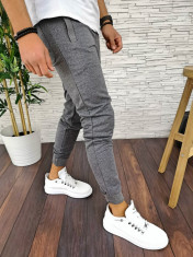 Pantaloni de trening pentru barbati - GRI - PREMIUM - A2801 94-1 foto