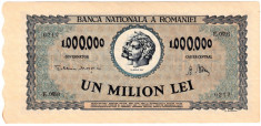 Bancnota 1000000 1.000.000 lei 1947 portret Decebal+Traian (1) foto