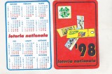 Bnk cld Calendar de buzunar 1998 - Loteria Nationala